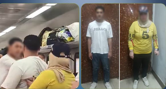 فيديو مشاجرة قطار بورسعيد سوهاج يشعل السوشيال.. والسبب تذكرة بدون مقعد